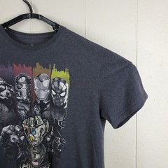 Avengers Infinity War Shirt Mens Extra Large Gray Crew Neck Short Sleeve Graphic