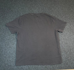 Common People Grey Textured Pocket T Shirt Size XL
