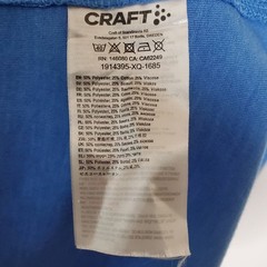 Craft Men’s Blue Spartan Logo helmet Tshirt Size XL Great Condition