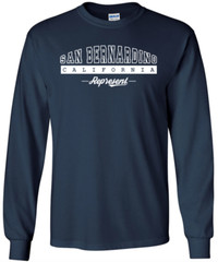 San Bernardino California State T-Shirt Long Sleeve Graphic Tees Unisex apparel