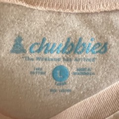 Chubbies Men’s Pink The Weekend Has Arrived T-Shirt Size Large