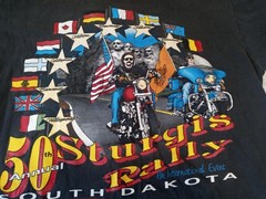 Vintage Harley Davidson Shirt Sturgis 50th Annual International Event Late 80’s