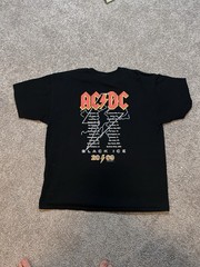 2000s AC/DC Black Ice 2009 World Tour Rock And Roll Rock Band Tee Sz 2XL