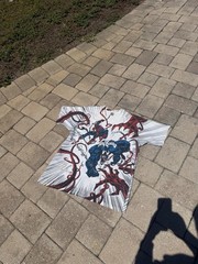Vintage 1993 Marvel Comics Venom shirt, Single stitch, flaws shown in pictureS