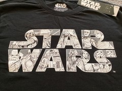 Star Wars Character Logo C-Life Group Graphic Print T-shirt Size M, New