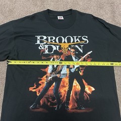 Vtg Brooks & Dunn Electric Rodeo Concert Tour Tee Shirt 1990’s Single Stitch XXL