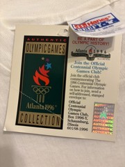 1996 Atlanta Centennial Olympic Games White T-Shirt Single Stitch Size L w/ Tag