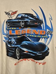 Vintage General Motors Chevrolet Corvette The Legend Shirt XL