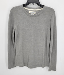 Carbon2Cobalt Shirt Mens XS Gray Crew Neck Long Sleeve Pullover Stretch Knit