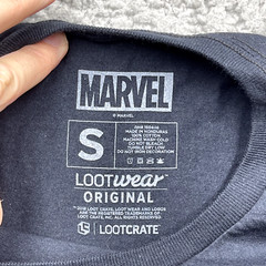 Marvel Venom Shirt Mens Small Lootwear Black Blue Purple Graphic Comic Villian