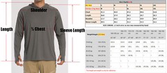 Men’s UPF50+ Hoodie Shirts Fishing Hiking Sun Shirts Quick Dry Workout T-Shirts