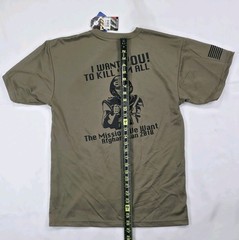 Rothco Roughnecks Afghanistan 2018 B Co 3rd Bn T-Shirt US Military Large Brown