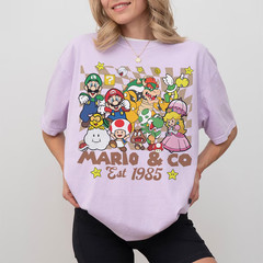 Mario and Friends Shirt, Retro Super Mario Shirt, Mario Family Shirt