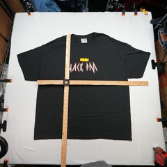 Vintage Jack FM Hanes Heavyweight 50/50 Blank Single Stitch Black T-Shirt 2XL