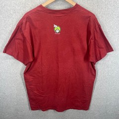 Life is Crap T-Shirt Mens Large Red Graphic Funny Stick Figure EUC
