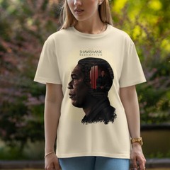 The Shawshank Redemption (1994) Movie Poster Inspired T-Shirt Retro 80s Tee