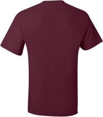 Men Hanes Beefy 5190 Maroon Red Cotton Pocket Tee Shirt T-Shirt Size XXL 2XL NWT