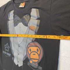 Bape Baby Milo Graphic T-Shirt Black Men’s Size M Streetwear Tee Short Sleeve