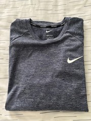Nike Dri-Fit Long Sleeve Shirt Men’s Gray New with Tags Size Large