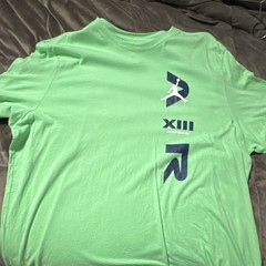 Jordan XIII Green Graphic Logo Crew Neck Short Sleeve Cotton T-Shirt Men’s 3XL