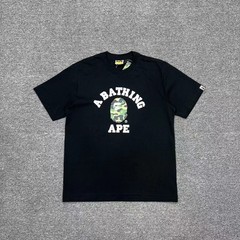 A Bathing Ape Camo Ape Head Logo Short Sleeve T-Shirt Men Women Casual Cotton