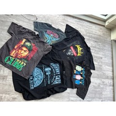 Huge 25pc Band Tee Lot Nirvana AC/DC Wu-Tang Johnny Cash Bob Marley Graphic