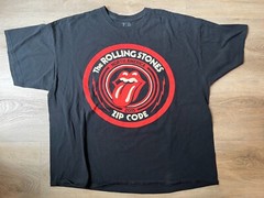 4 Rolling Stones Band Logo T-Shits, Bigger Bang Zip Code Tour MoMA 50 Years USED