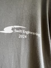 Comfort Colors T-Shirt 100% Ring Spun Cotton Swift Engineering 2024 Mens Grey L