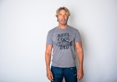 Mens Reel Cool Dad T shirt Funny Fathers Day Fishing Gift for Husband Fisherman