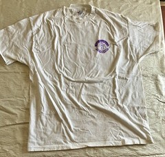 T Shirt Tee XL Single Stitch White 11th Annual Street Rods Forever Double Sided
