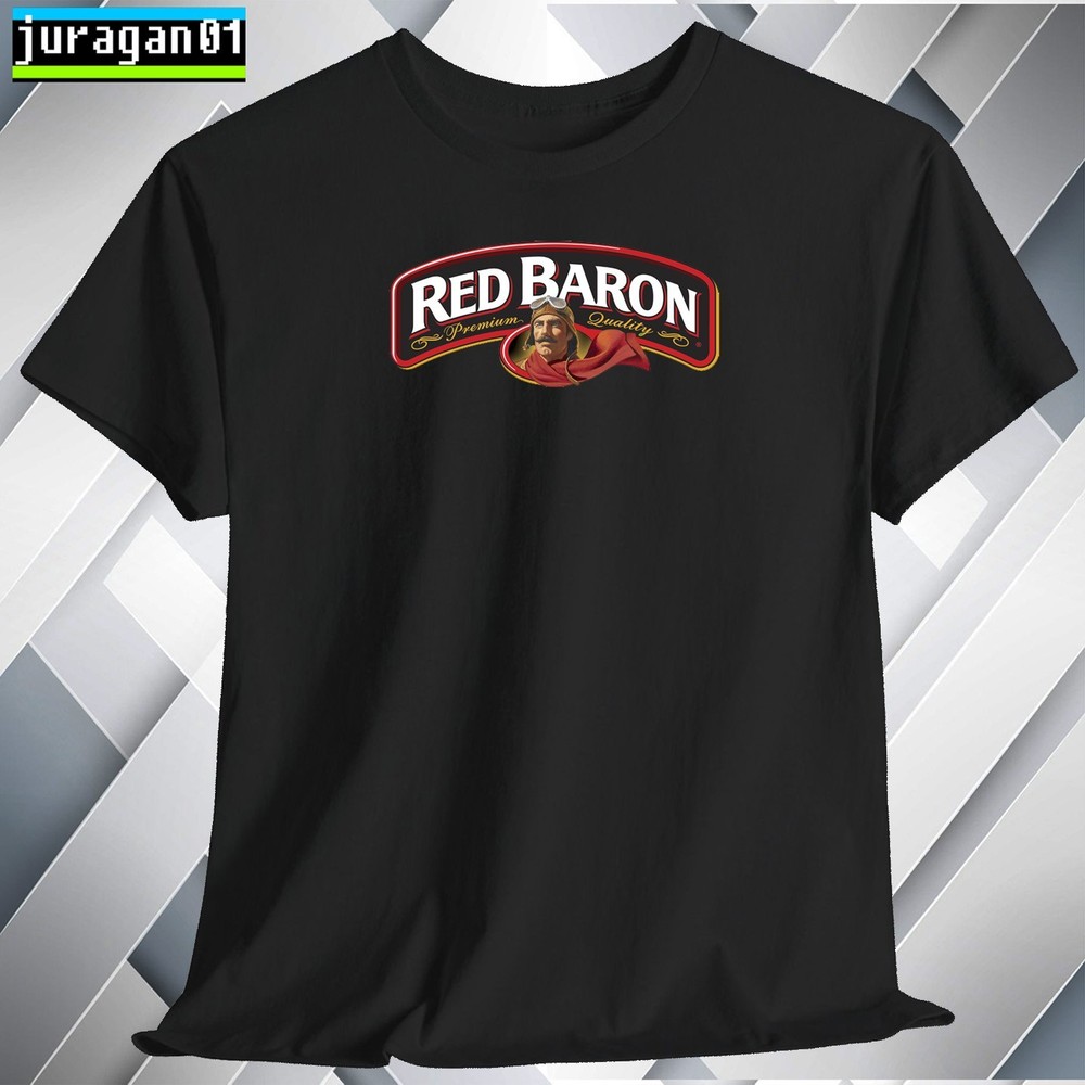 Red Baron frozen pizza Shirt Logo Black/Gray/Blue/Red/White S to 5XL Made in USA