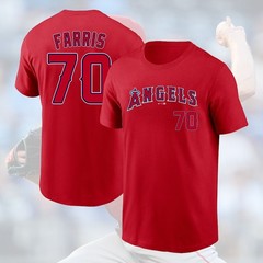 NEW SALE! Mitch Farris #70 Los Angeles Angels 2025 Name & Number Gift For Fans