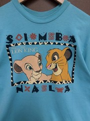 Vintage Disney The Lion King Simba and Nala Graphic Shirt Size Large