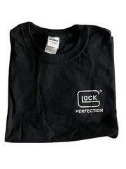 Glock Perfection mens Black shirt logo gun graphic t-shirt tee Size: XXXL