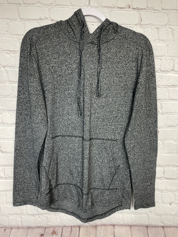 Straight Faded Men’s long sleeve hooded kangaroo pocket shirt Hoodie sz S, GUC