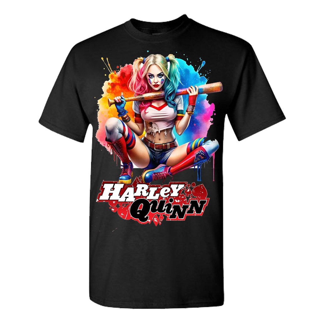Harley Quinn T-Shirt Beautiful Harley Quinn T-Shirt Harley Quinn hero T-shirt