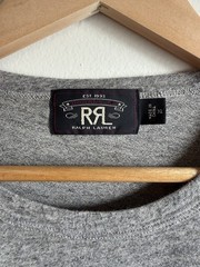 RRL Men’s Cotton Crew Neck T-Shirt Short Sleeve XL