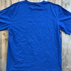 BCG Blank Solid Blue T-Shirt Mens Size 3XL