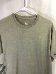 Vortex Khaki Large Cotton Blend T Shirt T18