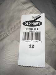 NWT Old Navy Women’s 12 Low Waist Stretch 97% Cotton Khaki Pants