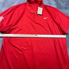 Nike Golf Polo XXL Mens Red Dri-Fit 2025 Ernie’s Open Ray Derby NWT