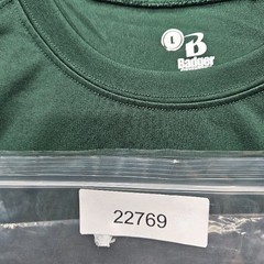 Badger Sport Men’s Size Large Green Athletics Baseball Short Sleeve T-Shirt
