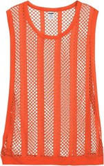 Zonbailon Mens Mesh Tank Fishnet Striped Sleeveless See Thru Muscle Undershirts