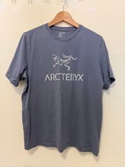 Arc’teryx Archaeopteryx Logo T-Shirt Blue Gray Cotton Blend Men Size M