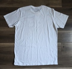 NEW RVCA T Shirt Mens Size XL White Cotton Regular Fit Crew Neck Short Sleeve