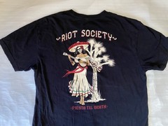Riot Society Fiesta Til Death Graphic Tee Black Size M Men’s Unisex USA