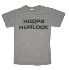 Hoops For Hurlock Shirt Adult Small Gray Graphic Tee Lightweight Gildan Mens