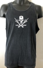 VTG.90’s SKELETON KREW Crossed Middle Finger Sega Mega ￼sleeveless Muscle Men L