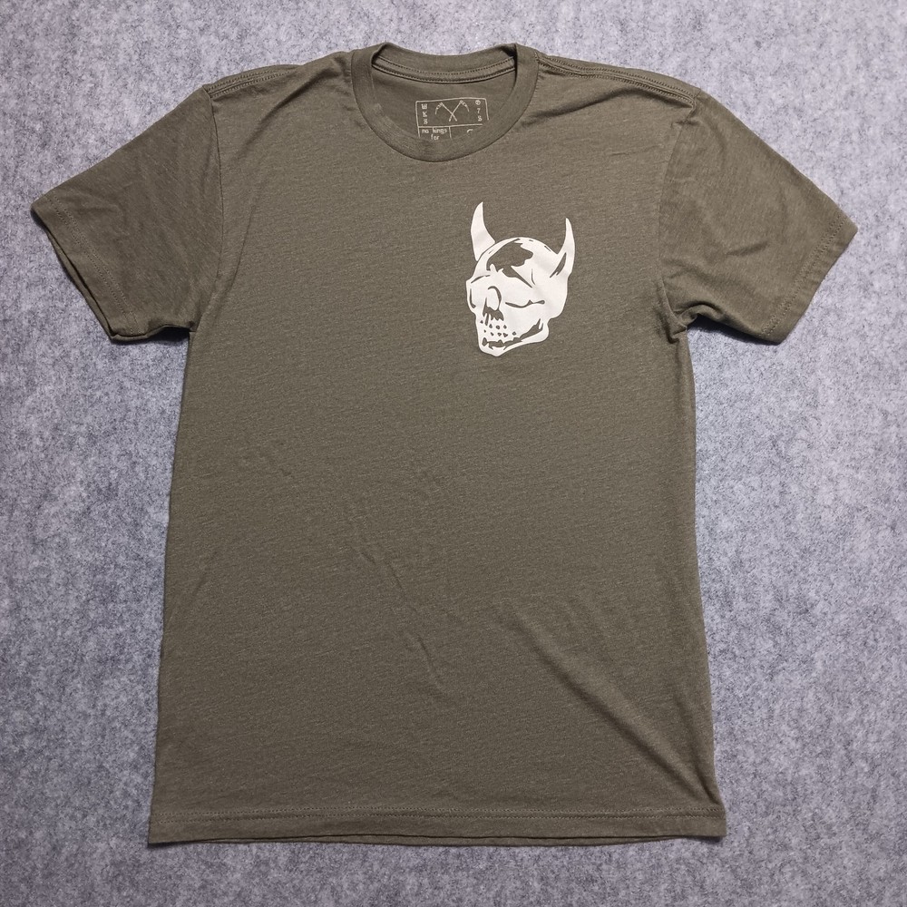 One7six Shirt Mens Small Green No Kings For This Land Logo Supdef FOG Military