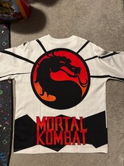 Rucking Fotten Mortal Kombat Goro AOP Shirt Size Large Video Games